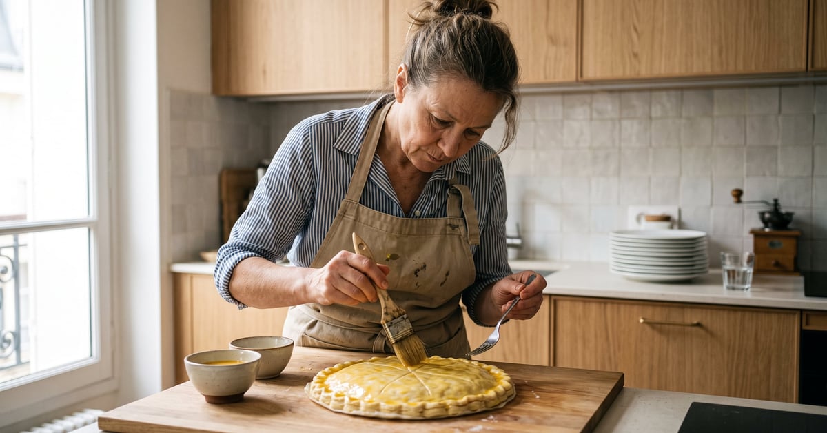 Comment faire briller une galette des rois avec une dorure parfaite et dorée