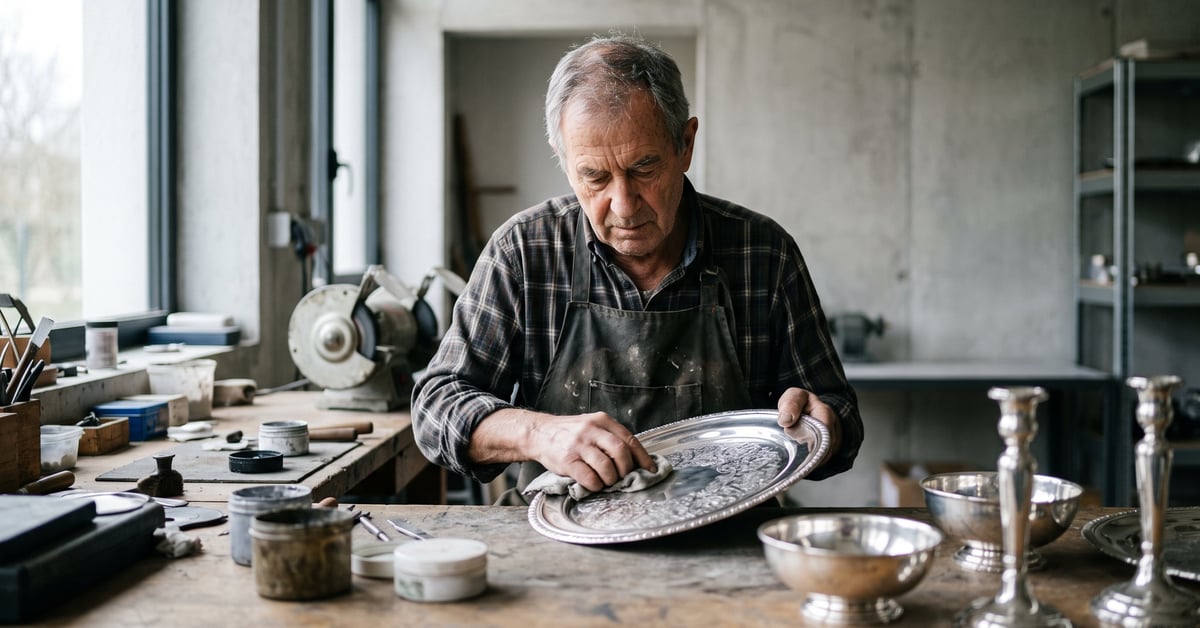 Méthodes naturelles pour faire briller l'argent : bicarbonate, citron et polissage maison